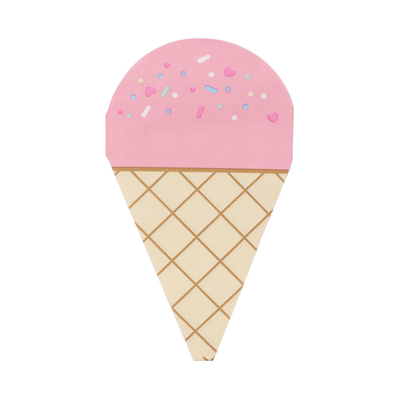 12 Packs: 20 ct. (240 total) Ice Cream Cone Guest Napkins by Celebrate It™
